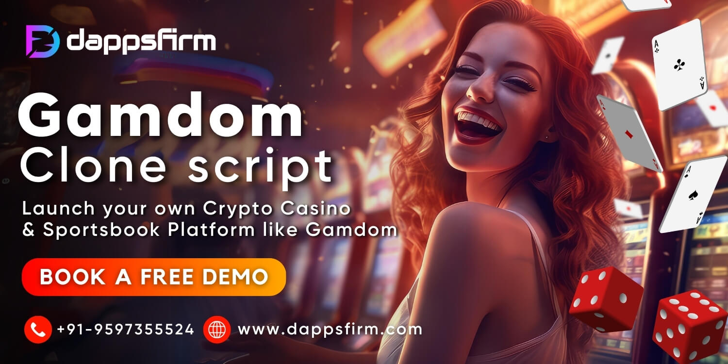 Gamdom Clone Script to Start Your Crypto Casino & Sportsbook Platform ASAP